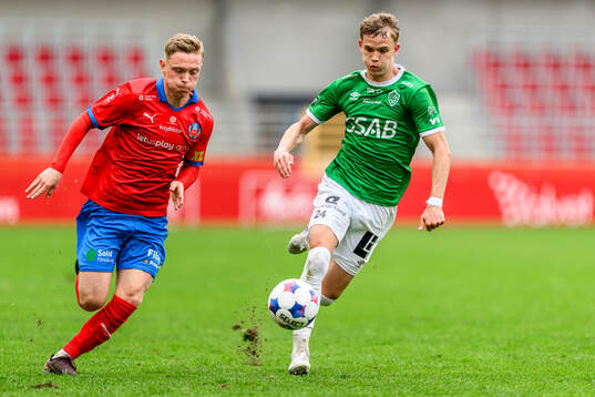 Helsingborgs Jonathan Hasselqvist och Brages Anders Hellblom