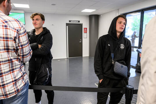 Helsingborgs Casper Ljung Hofvendahl och Lucas Landgren