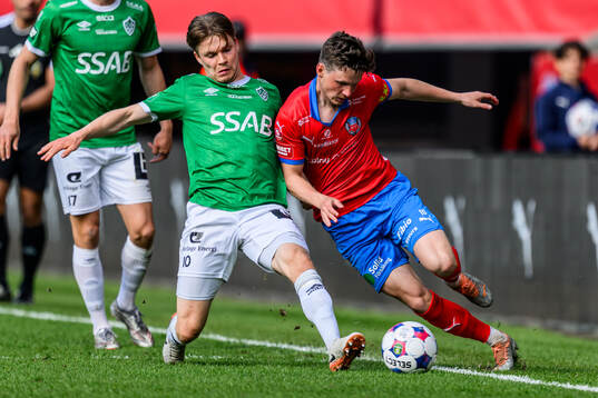 Brages Gustav Berggren och Helsingborgs Max Svensson