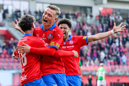 Helsingborgs Casper Ljung Hofvendahl jublar