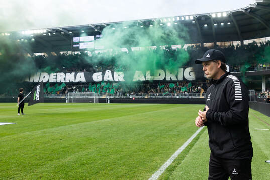 GAIS tränare Fredrik Holmberg