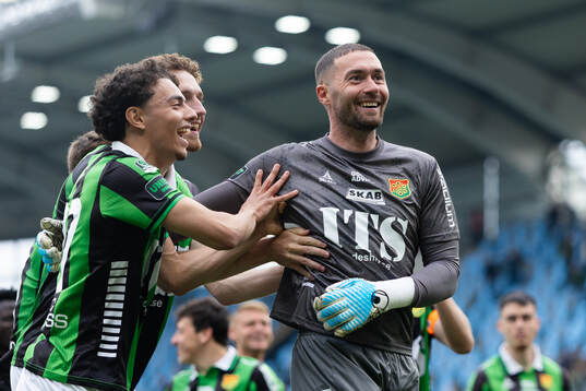 GAIS Anes Cardaklija, Mohamed Bawa och målvakt Mergim