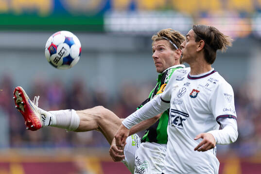 GAIS August Wängberg och Örgrytes Noah Christoffersson