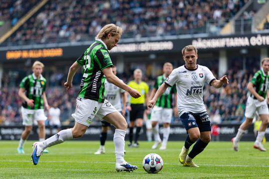 GAIS Oscar Pettersson och Örgrytes Hampus Dahlqvist