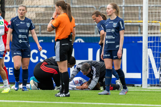 IFK Norrköpings Malva Larsson får vård