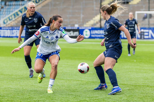 IFK Norrköpings Isabella Sibley och Eskilstuna United DFFs