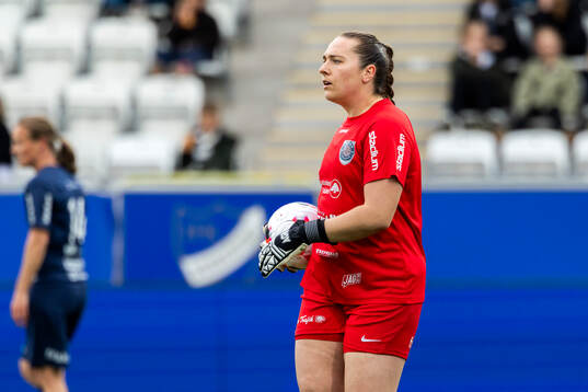 Eskilstuna United DFFs målvakt Monica Elisabeth Wilhelm