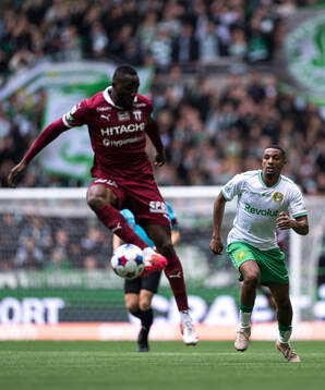 Västerås Frederic Nsabiyumva och Hammarbys Paulos Abraham