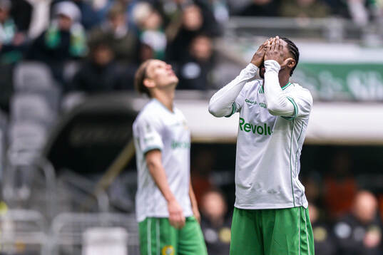 Hammarbys Frank Junior Adjei deppar