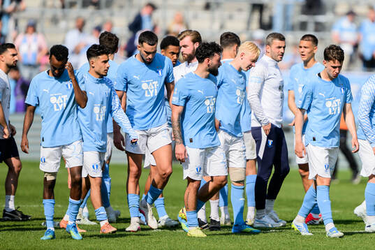 Malmö FFs spelare deppar