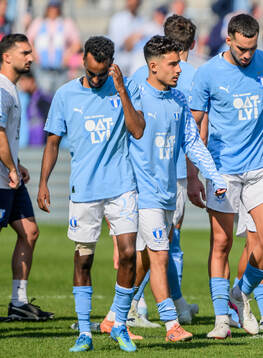Malmö FFs Taha Ali men lindat ben