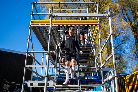 Landskronas spelare nya improviserade ingång