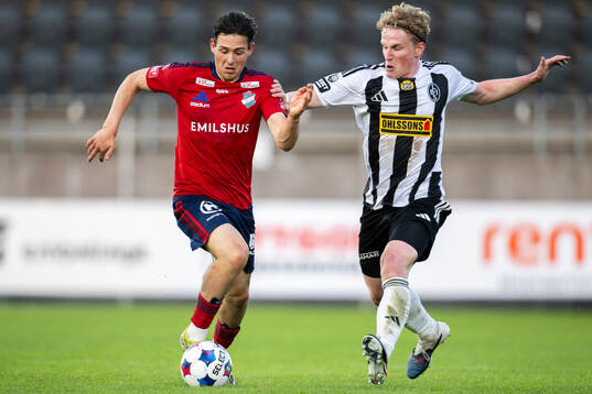 Landskronas Gustaf Westström och Östers Hannes Bladh