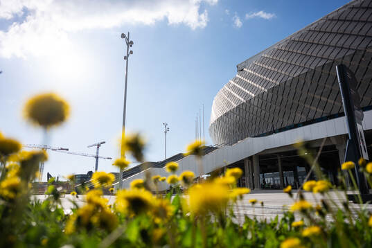 Exteriör vy över 3Arena