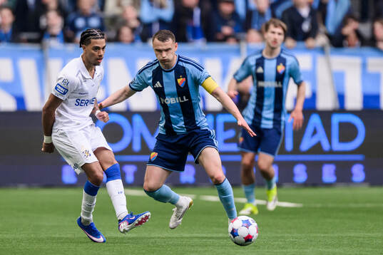 IFK Göteborgs Sebastian Clemmensen och Djurgårdens Piotr