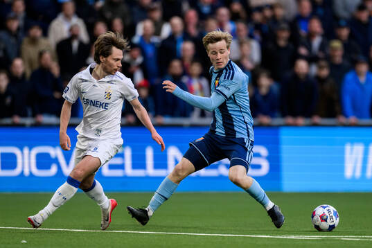 IFK Göteborgs Filip Ottosson och Djurgårdens Bo Hegland