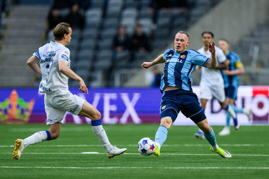 IFK Göteborgs August Erlingmark och Djurgårdens Kristian