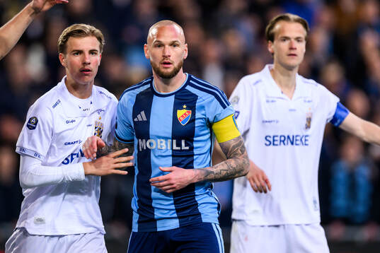 IFK Göteborgs Oliver Månsson och Djurgårdens Adam Ståhl