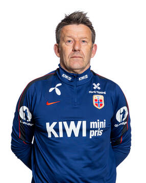 Bård Wiggen of the Norwegian national football team poses