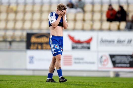 IFK Norrköpings Aleksander Opsahl deppar