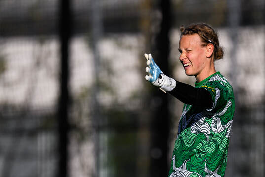 Hammarbys målvakt Cajsa Andersson