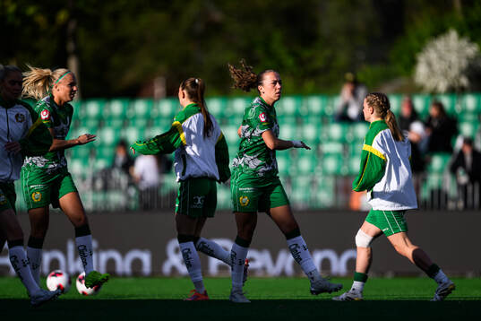 Hammarbys Stina Lennartsson och Athinna Persson Lundgren