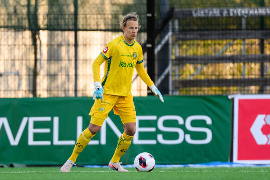 Hammarbys målvakt Cajsa Andersson