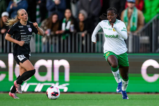 IK Uppsalas Saga Fredgren och Hammarbys Vivienne Lia