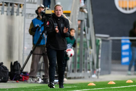 IK Uppsalas tränare Hanna Spets