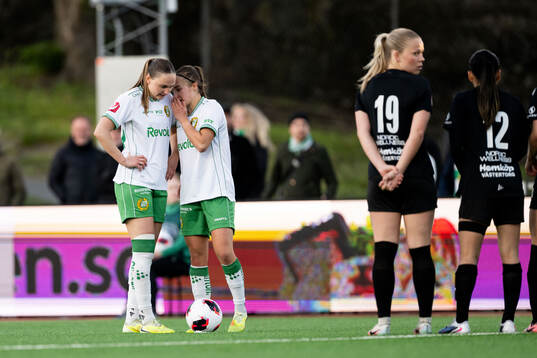Hammarbys Vilde Hasund och Vilma Emilia Koivisto