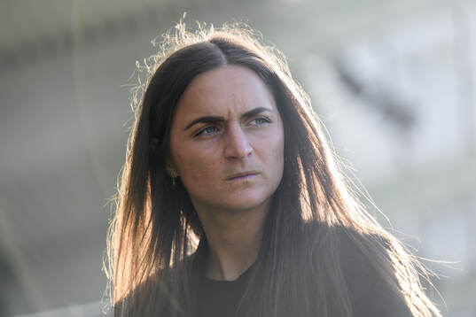 Häckens tränare Elena Sadiku