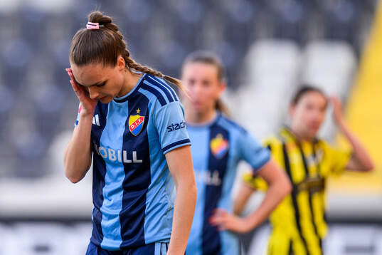 Djurgårdens Selma Larsen Svendsen deppar