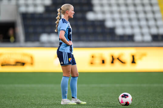 Djurgårdens Rebecca Jakobsson deppar