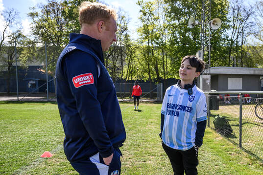 Helsingborgs tränare Stevie Grieve och Charlie Jensen