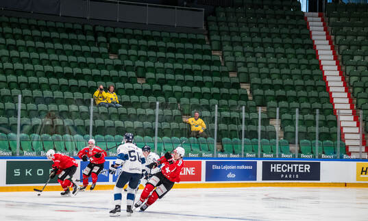Empty stands