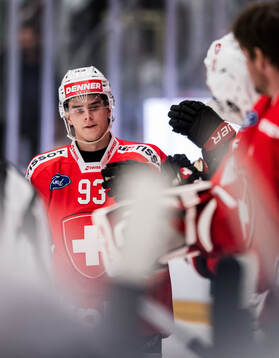 Théo Rochette of Schweiz celebrates