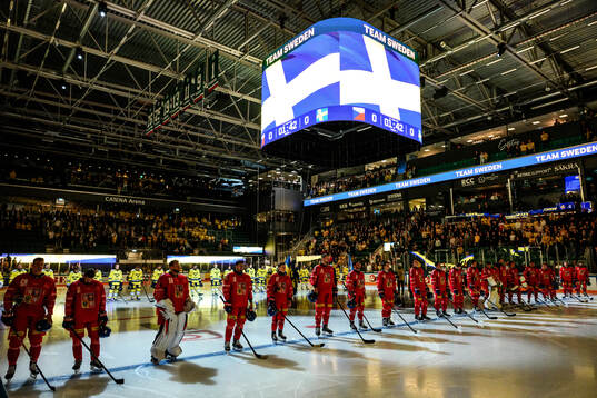 Players of Sweden and of Czech Republic