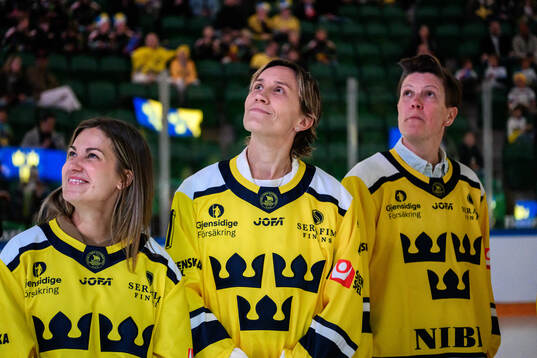 Maria Rooth and Erika Holst of the Swedish 2006 Olympics
