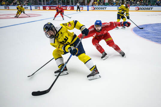 Viggo Björck of Sweden and Radovan Pavlik of Czech Republic