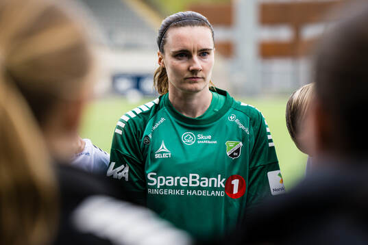 Goalkeeper Siri Ervik of Hønefoss