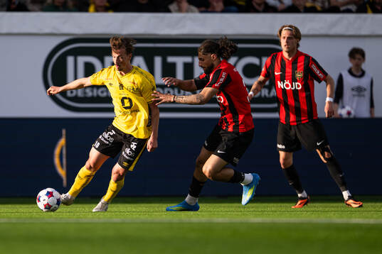 Elfsborgs Simon Olsson och Brommapojkarnas David Isso