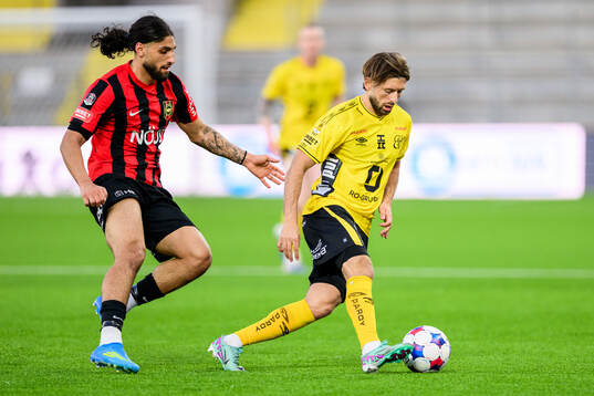 Brommapojkarnas David Isso och Elfsborgs Arber Zeneli