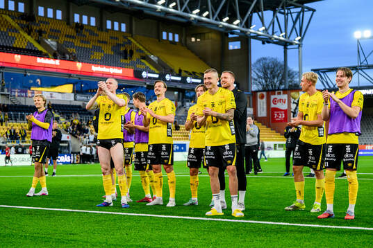 Elfsborgs spelare jublar