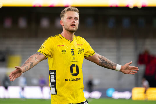 Elfsborgs Frederik Ihler jublar