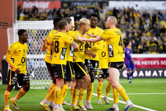 Elfsborgs spelare jublar
