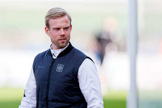 Varbergs tränare Victor Salwén