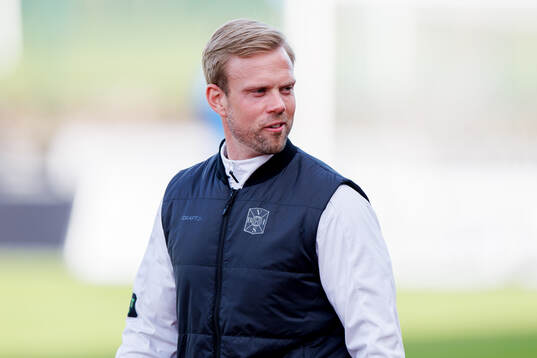 Varbergs tränare Victor Salwén