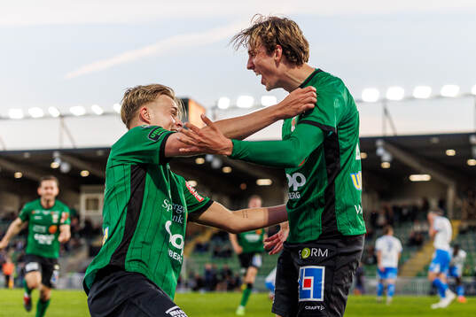 Varbergs Jonathan Nilsson jublar