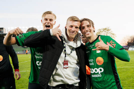 Varbergs Edvin Tellgren, Emil Hellman och Jonathan Nilsson
