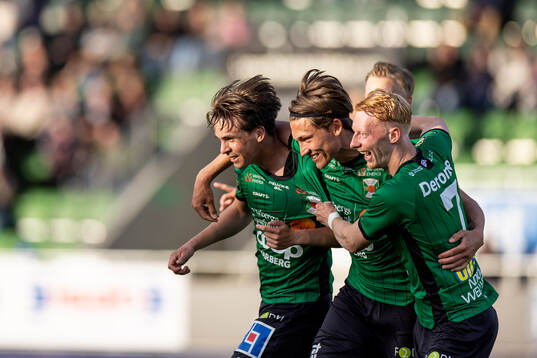 Varbergs Isak Valentin Vidjeskog, Noah Johansson och
